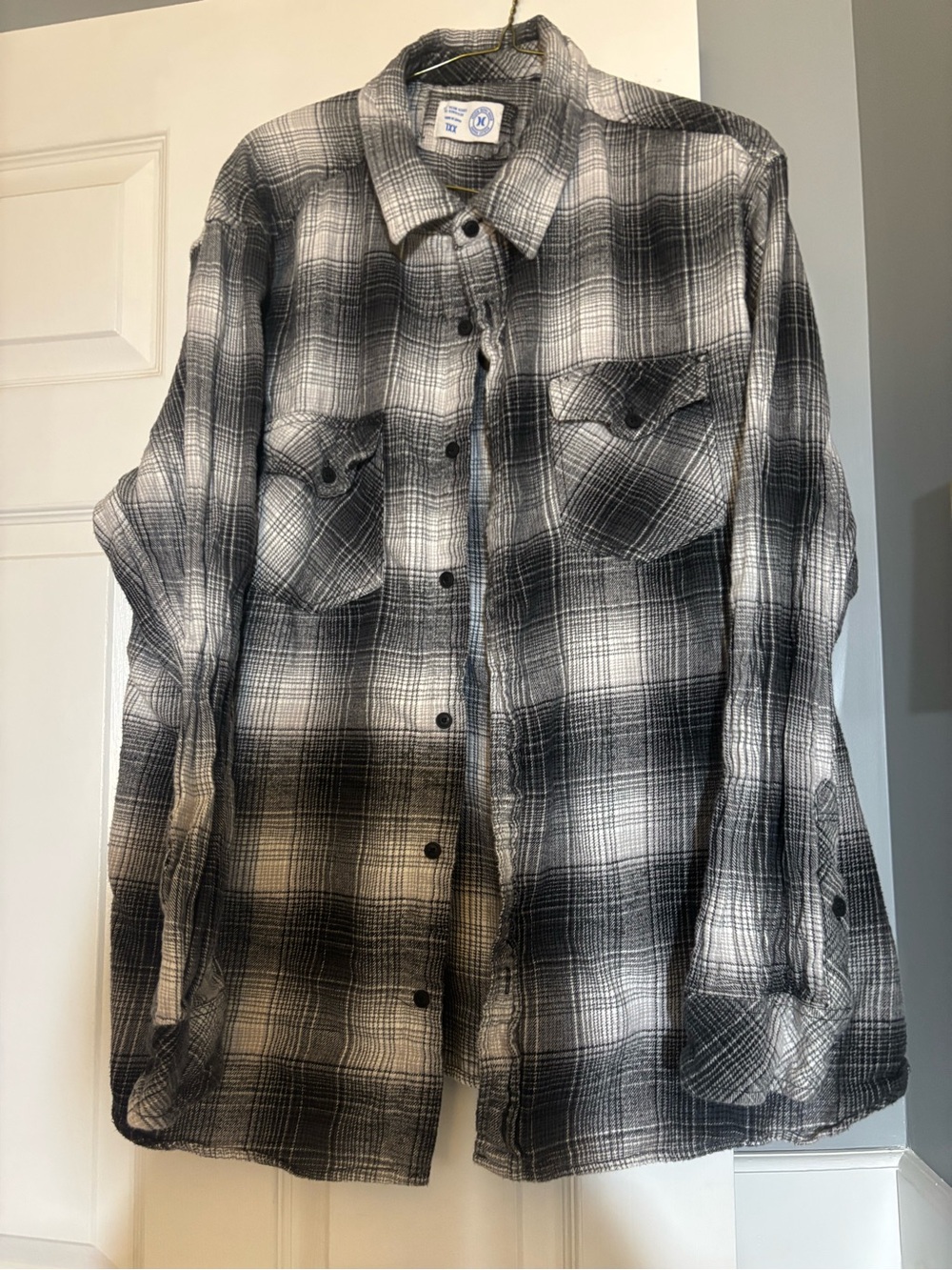 Men’s Hurley Plaid Button-Down Shirt XXL